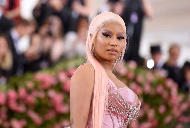 Nicki Minaj attends The 2019 Met Gala Celebrating Camp: Notes on Fashion at Metropolitan Museum of Art on May 06, 2019 in New York City.