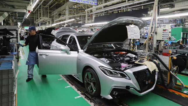 Image for article titled Cops Raid Toyota Plant In Japan