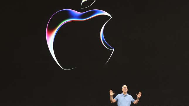 CEO Tim Cook at the 2023 Worldwide Developers Conference.