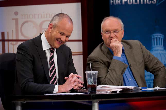 MORNING JOE — Decision 2010 — Pictured: (l-r) New York Magazine’s Mike Heilemann, MSNBC Contributor Mike Barnicle