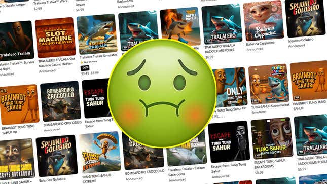 Image de l'article intitulé Au secours, la boutique PS5 est inondée de logiciels malveillants liés à l’IA