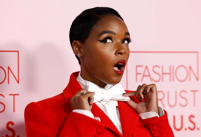 BEVERLY HILLS, CALIFORNIA - APRIL 09:Janelle Monáe attends the FASHION TRUST U.S. Awards 2024 on April 09, 2024 in Beverly Hills, California. 