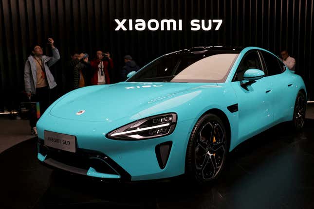 Xiaomi began selling the SU7, a tech-heavy electric sedan, in March 2024. The smartphone giant has pledged to invest $10 billion into the car business. 