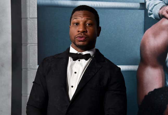 Jonathan Majors attends the Los Angeles Premiere of “CREED III” at TCL Chinese Theatre on February 27, 2023 in Hollywood, California.