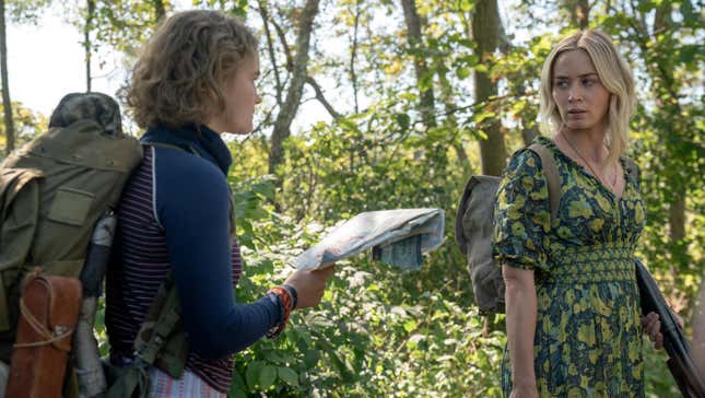 Emily Blunt and Millicent Simmonds in A Quiet Place II