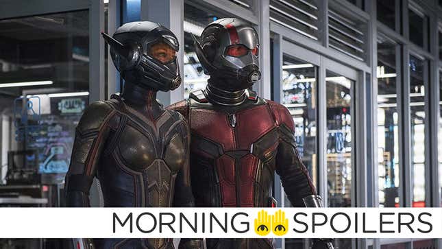 The Wasp and Ant-Man, looking concerned at something off-screen.