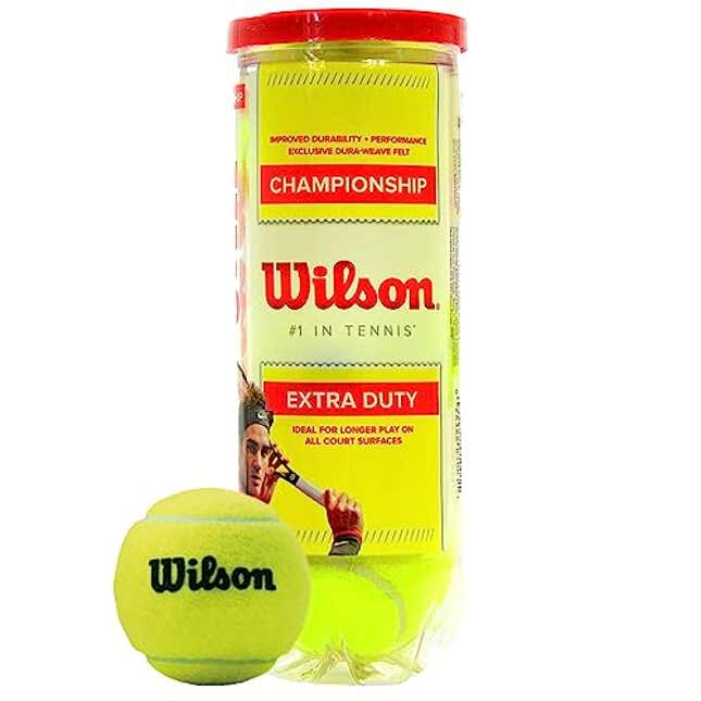 Image for article titled WILSON Championship Tennis Balls, Now 21% Off