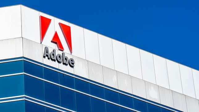 Image for article titled Feds Sue Adobe for 'Trapping' Customers in Long, Expensive Subscriptions