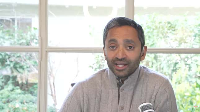 Chamath Palihapitiya, chairman of Virgin Galactic, on the Jan. 15, 2022 edition of his podcast, All In.