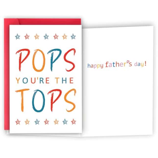 Image for article titled HEJOYN Fathers Day Card Gifts for Pops Dad, Now 12% Off