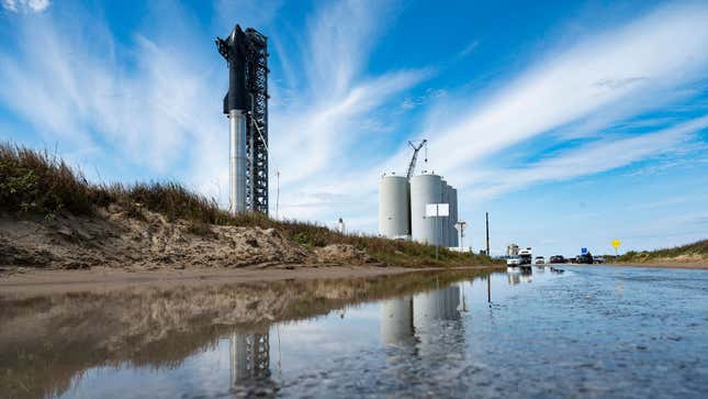 SpaceX's first orbital Starship SN20 is stacked atop its massive Super Heavy Booster 4.