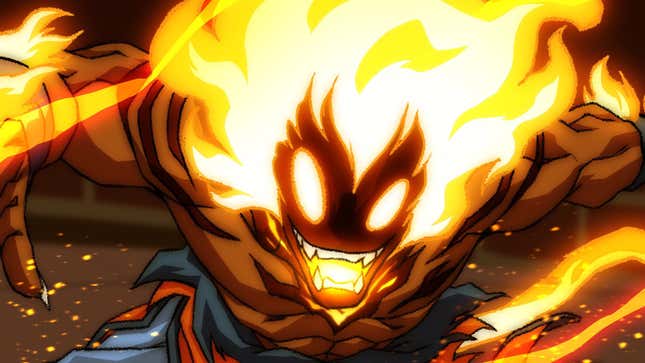 Son Goku in his Super Saiyan form in Legend: A Dragon Ball Tale.