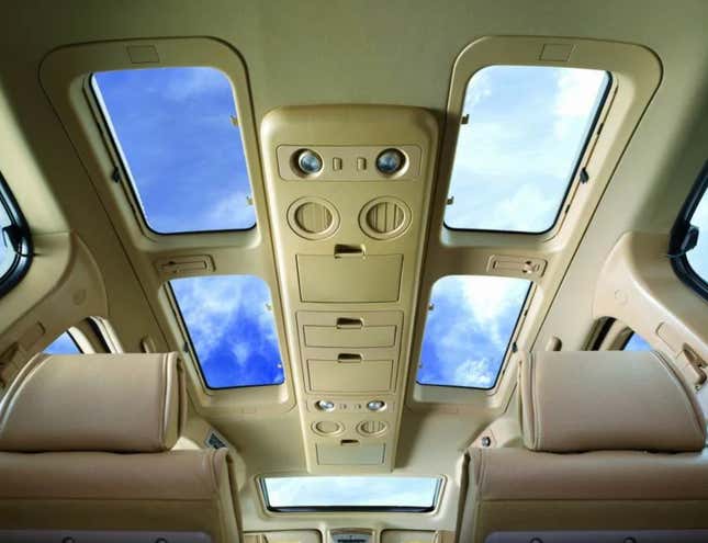 Image for article titled These Are Some Of The Coolest Automotive Glass Roof Designs