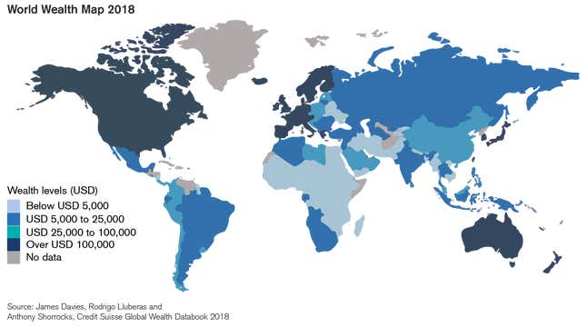 The world generated $14 trillion in wealth last year.