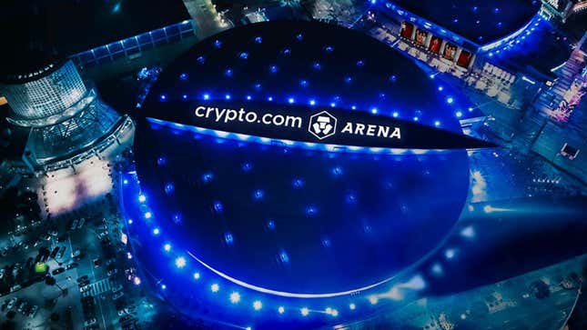 Image for article titled Crypto.com Buys Naming Rights to L.A.&#39;s Staples Center