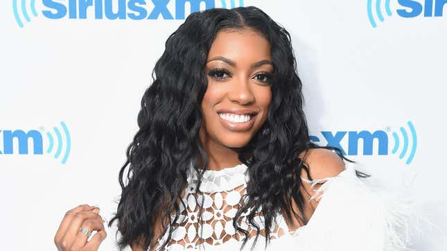 Porsha Williams visits SiriusXM Studios on January 13, 2017 in New York City.