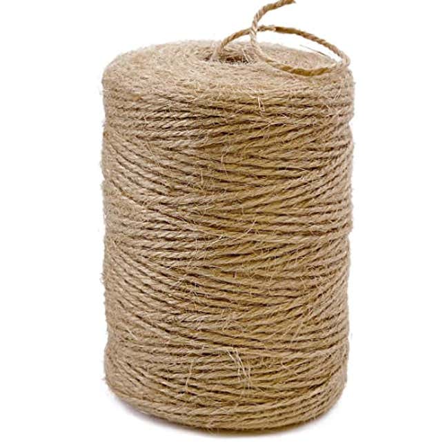 Image for article titled PerkHomy Natural Jute Twine 600 Feet Long Twine String for Crafts Gift Wrapping Packing Gardening Wedding Decor (Brown 2mm * 600feet), Now 10% Off