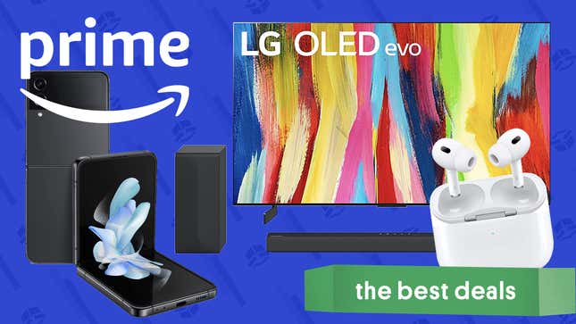Image for article titled Best Deals of the Amazon Prime Early Access Sale: LG 42&quot; OLED evo C2 Series 4K Smart TV, Apple AirPods Pro, Samsung Galaxy Z Flip 4, Samsung Galaxy Z Fold 4 &amp; More