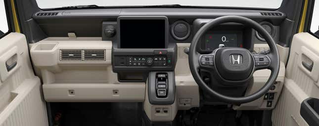 Interior of a Honda N-Van e: