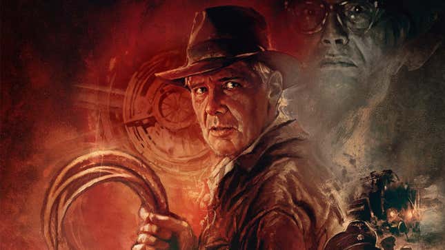 Indiana Jones and the Dial of Destiny movie poster art