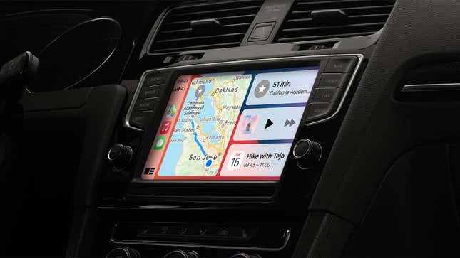 Image for article titled Apple Is Reportedly Planning to Make CarPlay More Useful