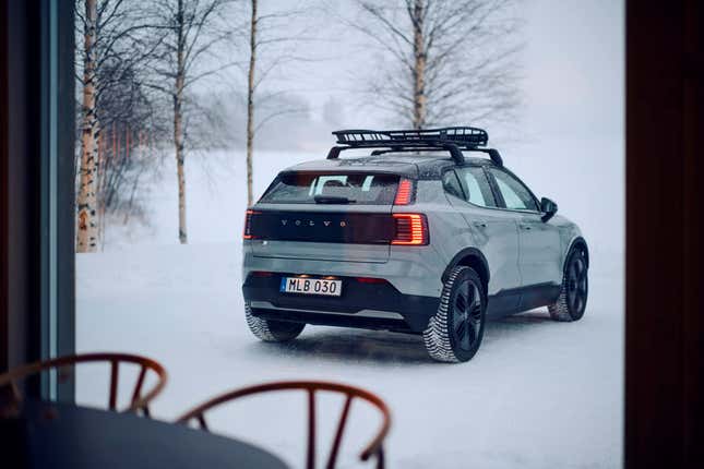 Image for article titled Volvo EX30 Cross Country Is An Adorable Electric Off-Roader With Raised Suspension And Rugged Looks