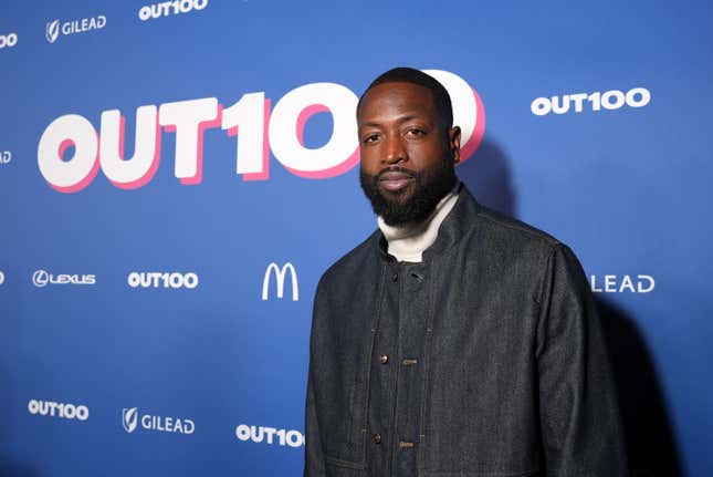 Dwyane Wade attends the Out100 Event 2024 at NeueHouse Hollywood on December 11, 2024 in Hollywood, California. 