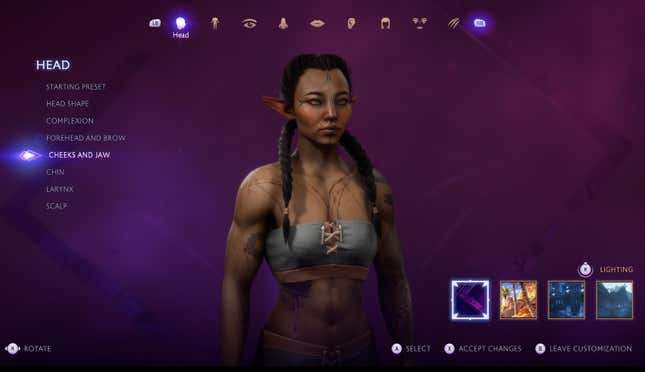 Kate's Rook in the character creator.