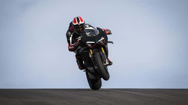 Image for article titled The Ducati Panigale V4 SP2 Delivers Race Bike Tech To You