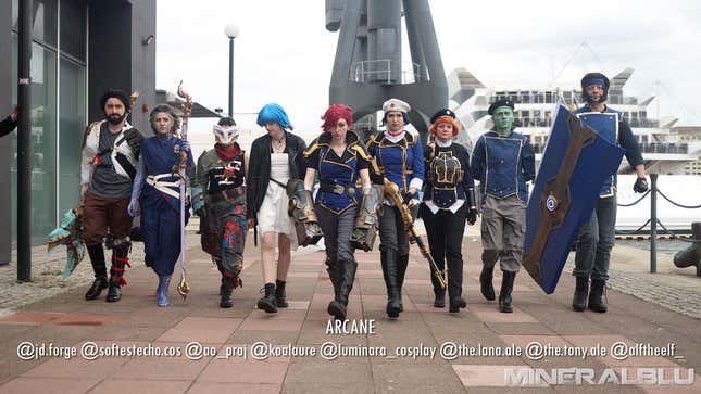 A photograph of a cosplayer at London's MCM Expo
