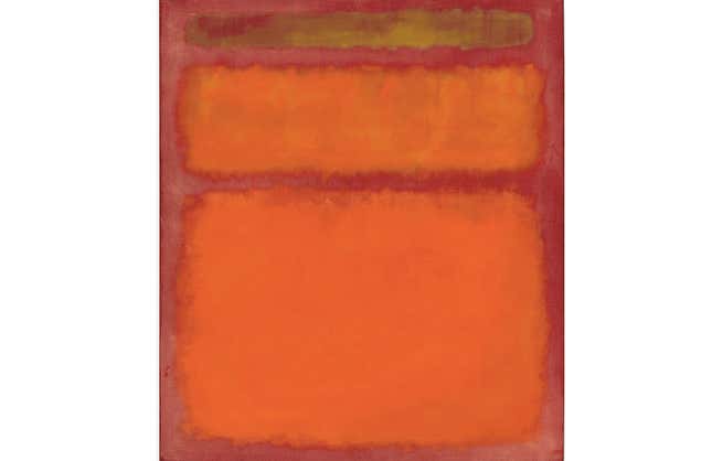 orange red yellow, mark rothko