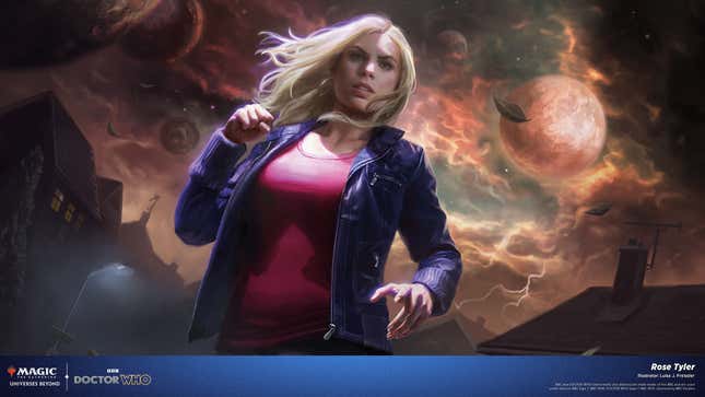 Image for article titled Get a Peek at Magic: The Gathering&#39;s New Doctor Who Set
