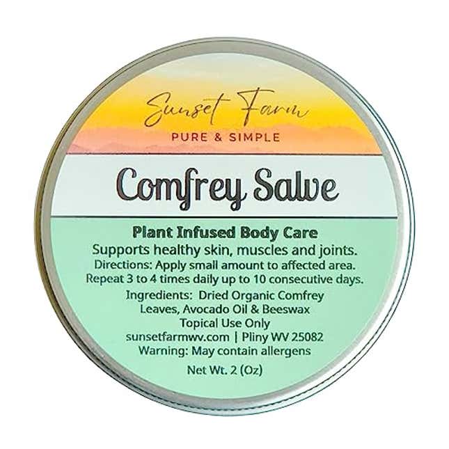 Image for article titled Comfrey Salve Herbal Balm Skin Body Care Ointment 2 oz, Now 10% Off