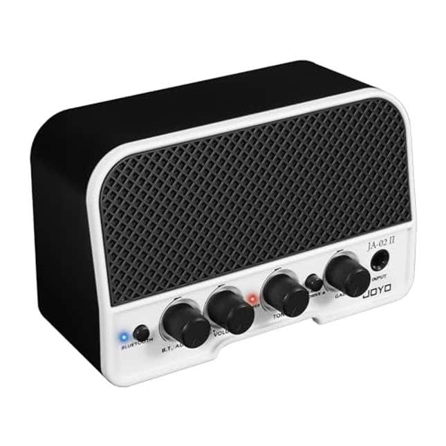 Image for article titled JOYO Mini Guitar Amplifier 5W Electric Guitar Amp Small Practice Guitar Amp with Bluetooth Clean &amp; Overdrive Channels Portable Rechargeable (JA-02 II Black), Now 19% Off