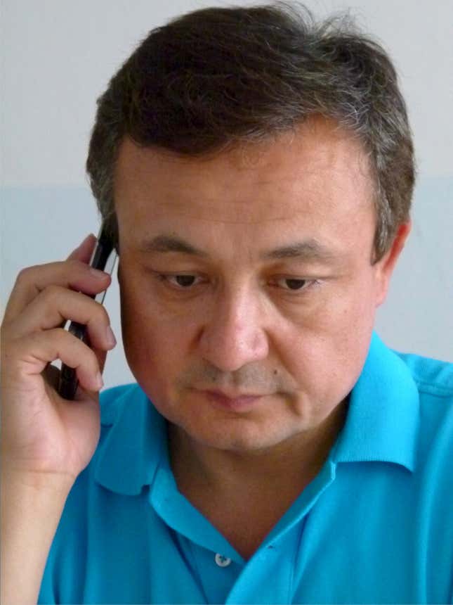 Dolkun Isa, exiled Uyghur activist.