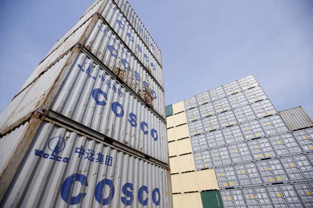 COSCO containers