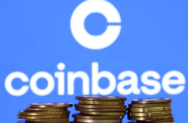 Image for article titled Coinbase is joining the S&P 500 in a big moment for crypto — and the stock soars