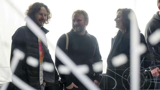 Ram Bergman, Rian Johnson, Kathleen Kennedy