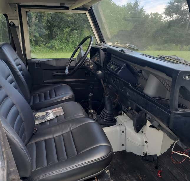 Image for article titled At $38,500, Could This 1987 Land Rover 110 Hi-Cap Pick Up Your Spirits?