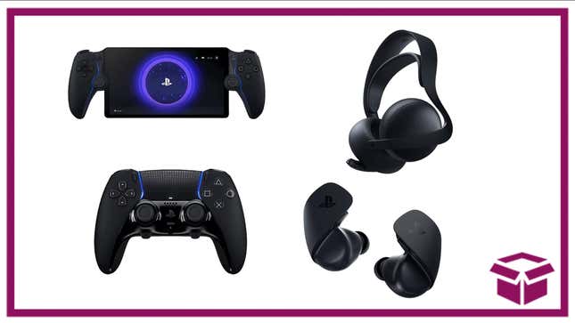 Image for article titled Snag These Newly-Released Midnight Black PlayStation Accessories and Game in Style