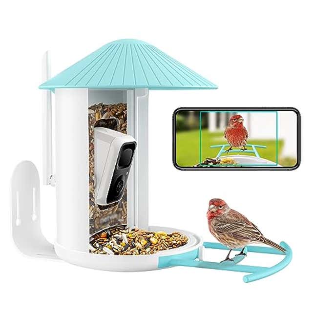 Image for article titled Elevate Your Birdwatching Experience with 23% Off This Smart Bird Feeder