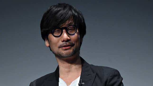 Hideo Kojima talks at the 2019 Tribeca Film Festival. 