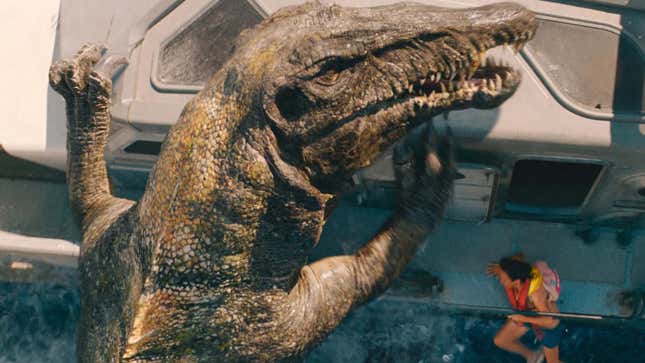 Image for article titled Jurassic World Rebirth Is Half A Good Movie, And Half A Bad Video Game Quest