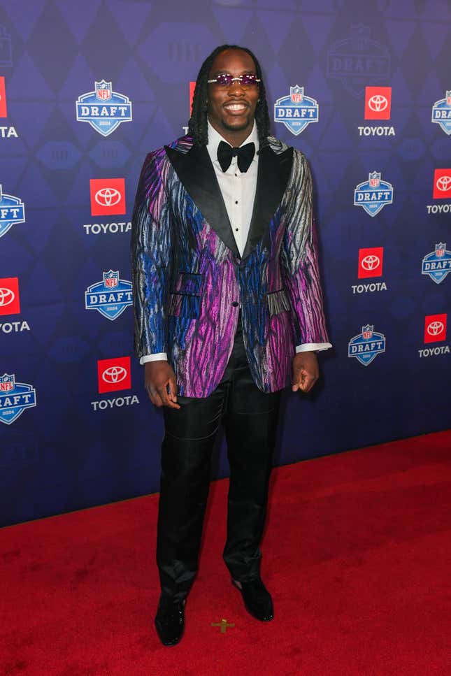 Image for article titled 2024 NFL Draft: Black Stars’ Best Red Carpet Looks