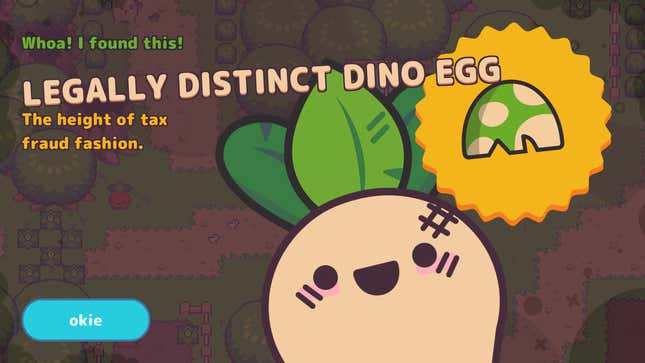 Turnip Boy Commits Tax Evasion is definitely not ripping off Nintendo's Yoshi