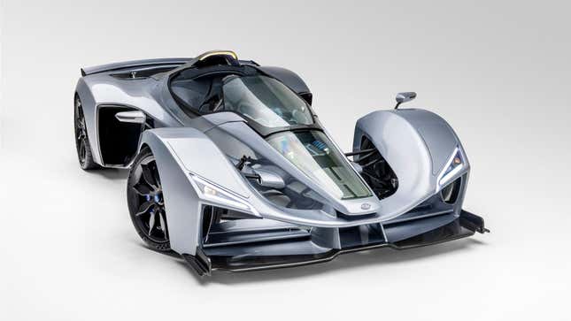 Image for article titled French Automaker Delage Takes the Roof Off its 1,100 HP D12 Hypercar