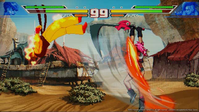 Blazing Strike Is A New, Old-School 2D Fighter