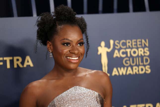 Phylicia Pearl Mpasi attends the 30th Annual Screen Actors Guild Awards at Shrine Auditorium and Expo Hall on February 24, 2024 in Los Angeles, California.