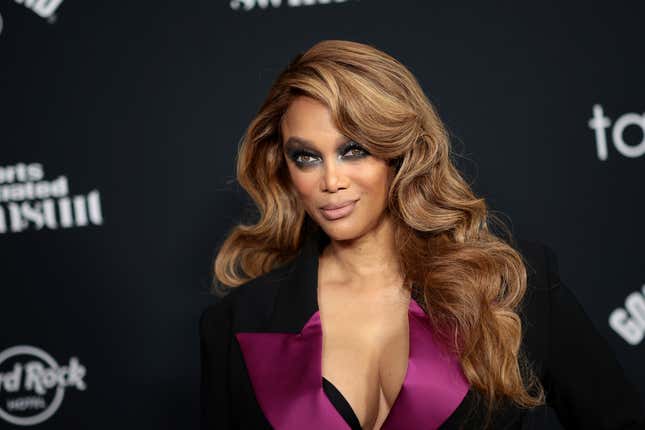 NEW YORK, NEW YORK - MAY 16: Tyra Banks attends the Sports Illustrated Swimsuit 2024 Issue Release and 60th Anniversary Celebration at Hard Rock Hotel New York on May 16, 2024 in New York City. 