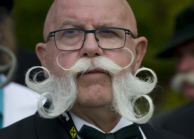 Image for article titled Photos: Prize-winning facial hair from the 2015 World Beard and Moustache Championship